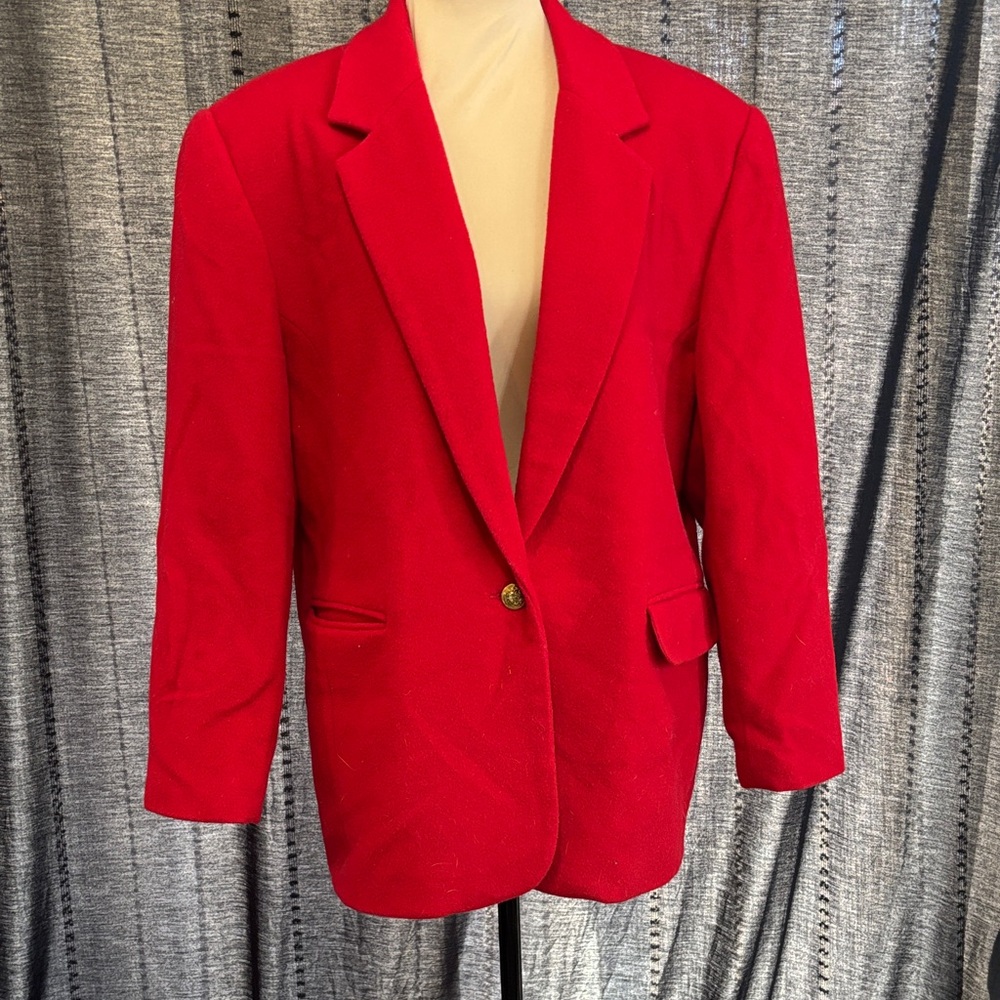 Alia Red Blazer